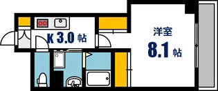 ヴィラオアシス【7階】の間取り