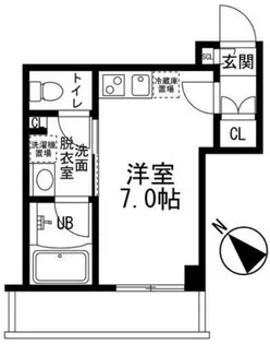 ASPRIME初台【1階】の間取り