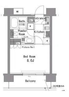 パークアクシス渋谷桜丘ウエスト【10階】の間取り