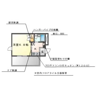 ロイヤルガネーシャ【3階】の間取り