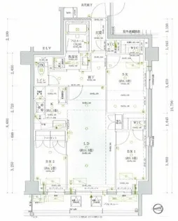 オープンハウスレジデンシア北綾瀬コート【7階】の間取り