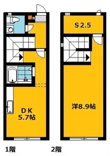 エスポワール鶴田【1階】の間取り