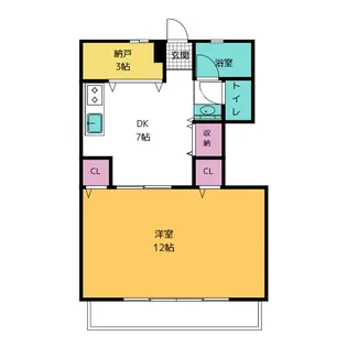 六本木ホームズ【5階】の間取り