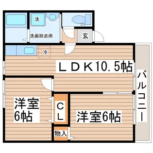 MSプレイスII【2階】の間取り