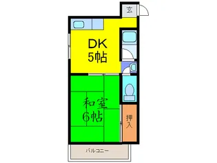 東園田マンション【2階】の間取り