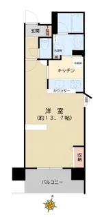 ダイアパレスグランデージ板橋【7階】の間取り