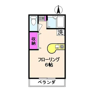 シャンフォンテM【1階】の間取り