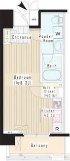 PRIME URBAN 東中野 COURT【7階】の間取り