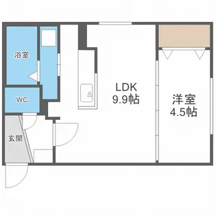 SERAM苗穂【3階】の間取り