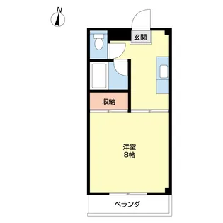 ラビットハウスムーンライト【2階】の間取り