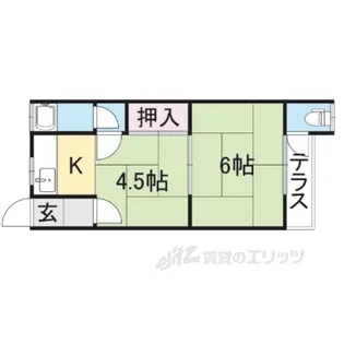 ワイドカレント橋本【2階】の間取り