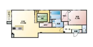 Montagne・selB【1階】の間取り