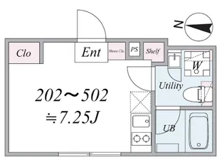 EN 品川(エン シナガワ)【2階】の間取り