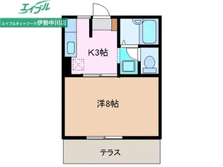 ルミエールYOKOCHI【1階】の間取り
