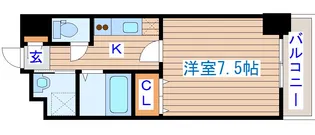 パークフラッツ本町【3階】の間取り