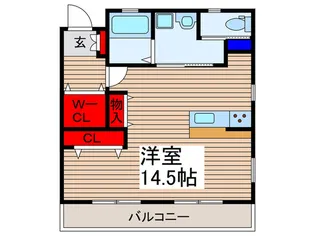アヴィル旭町II【2階】の間取り