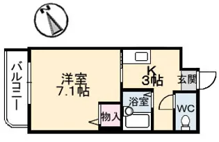 インカム21【2階】の間取り