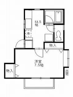 SKコーポ【2階】の間取り