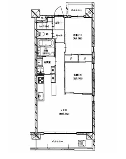 LIVE WELL 滝川(リブウェルタキガワ)【3階】の間取り