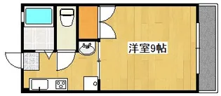 デビュース隼人【2階】の間取り