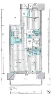クオス横浜大通り公園【10階】の間取り
