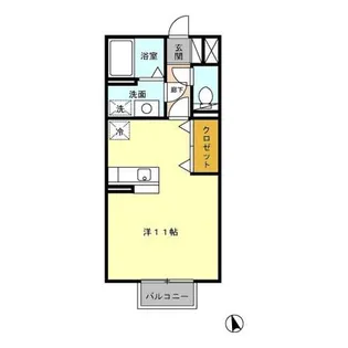 エーデルハイム絆【2階】の間取り