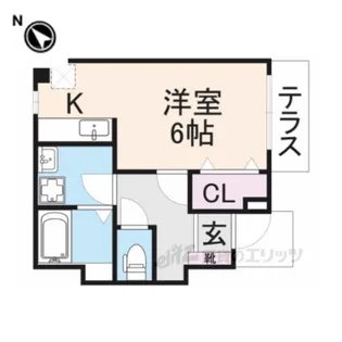 ノールヴィラージュ【1階】の間取り