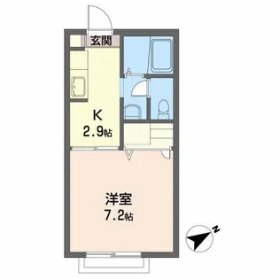 セントラルプラザ A【2階】の間取り