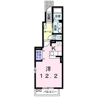 ブリーズメゾン【1階】の間取り