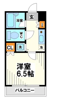 ル・グランブルーつつじヶ丘【2階】の間取り