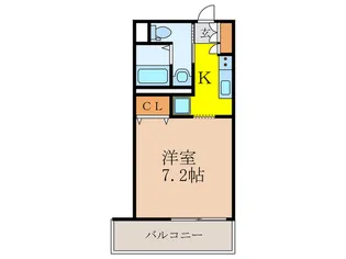 パークナードフィット箕面船場【2階】の間取り