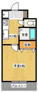 サンライズヒルズ【3階】の間取り