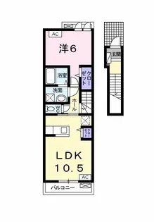 ブリーズメゾン【2階】の間取り