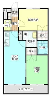 エンゼルハウスナルセ【2階】の間取り