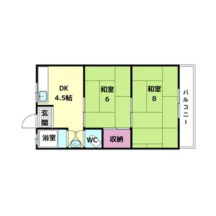 青恵荘【2階】の間取り