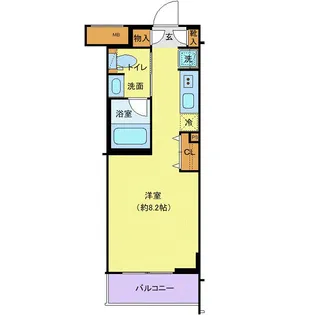 ジェノヴィア東向島IIIスカイガーデン【2階】の間取り
