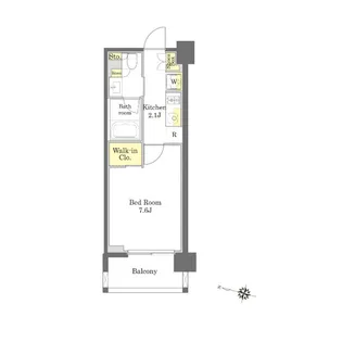 プライムメゾン桜新町【1階】の間取り