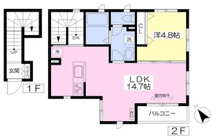 フォーリア小石川【2階】の間取り