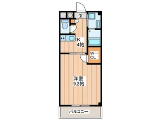 コンコ-ド福寿II【3階】の間取り