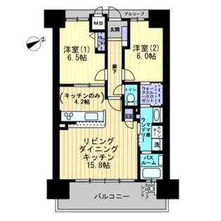 アルファステイツ浜松駅西【11階】の間取り
