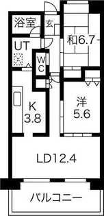 三向ハイツ元今泉【2階】の間取り