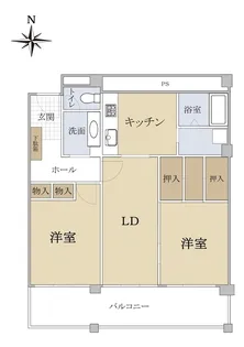 メゾン甲子園【4階】の間取り