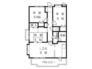 リバーオークス【4階】の間取り