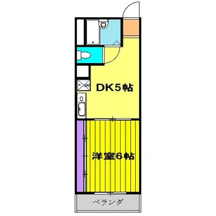 コアパレス安西【2階】の間取り