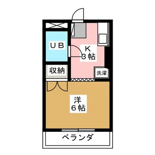 第2ふじたけマンション【1階】の間取り