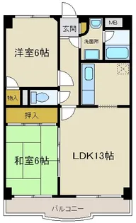 アビテール嶋田第二【3階】の間取り