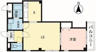 ウェストヴァリー大倉山【1階】の間取り