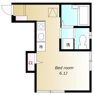 ハレレア小林【2階】の間取り