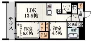 へーベルガーデン上祖師谷C【1階】の間取り