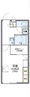 レオパレスアヴァン鈴鹿【1階】の間取り